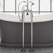 (LV9) Freestanding Traditional Regal Stand Pipe Bath Shower Taps. RRP £499.99.Freestanding f...
