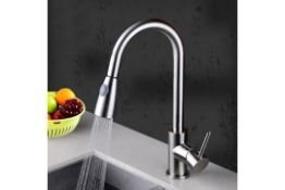 Della Modern Monobloc Chrome Brass Pull Out Spray Mixer Tap. RRP £299.99.This tap is from ou...