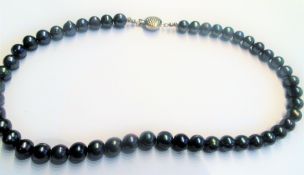 Tahitian Black Pearl Necklace