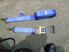 6 X 75Mm X 10000Kgs X 10 Metre Ratchet Lashings With Claw Hook (Rl7510T10)
