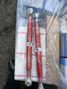 2 X Cat 1-1, 406Mm Tube, Universal Top Link Assembly (Ags334)