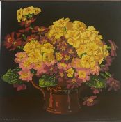 Thomas Todd Blaylock (Scottish) 1876-1929. Signed Original Watercolour 'Polyanthus'