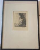 Original Signed Etching. Dwight Case Sturges, 1874-1940 - A Rainy Day