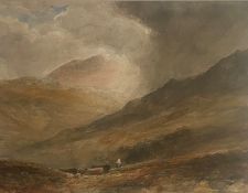 Original Signed Watercolour. Cattle Glen Nevis - Edward Tucker Jnr (Arden) 1847-1910