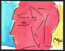 Watercolour and Pen Artwork by Peter Max