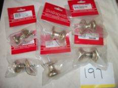 6 x Wardrobe Knob