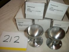 5 Pairs x Chrome Rim Knob