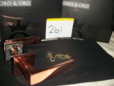 2 Pair x Oro Oro Rose Gold Handles