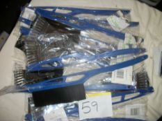 10 x Long Handled Ice Scraper with Brush