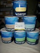 6 x 2.5ltr Matt Emulsion