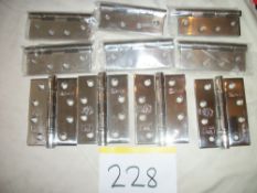 10 x Excel Fire Rated Chrome 4