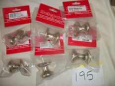 6 x Wardrobe Knob
