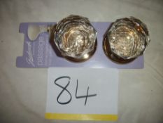 1 Pair of Gainsborough Crystal Knob Set