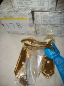 5 x Intelligent Polished Brass Door Handles