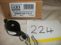 10 x Era Single Line Pully/Hook