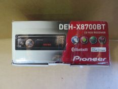 (35) 1 x Grade B - Pioneer DEH-X8700BT Car Stereo with Bluetooth, CD, USB and Aux-In. CD/MP3 wi...
