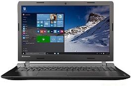 (95) 1 x Grade B - Lenovo Ideapad 100 (80MJ00J6UK) 15.6-inch Laptop Intel Pentium N3540 Quad Co...