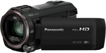 (54) 1 x Grade B - Panasonic HC-V770 Camcorder Black PAN1577. Catch the scenes you want with ea...