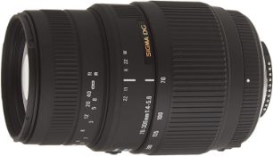 (64) 1 x Grade B - Sigma 70-300mm f4-5.6 APO DG Macro For Nikon Digital & Film Cameras-Black. A...