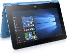 (100) 1 x Grade B - HP Stream x360 11-aa000na 11.6-inch Convertible Laptop (Aqua Blue) - (Intel...