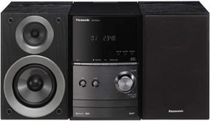 (30) 1 x Grade B - Panasonic SC-PM602EB-K Wireless Traditional Hi-Fi CD Micro System. Bluetooth...