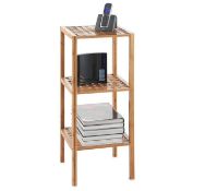 (AP205) 3-Tier Bamboo Lattice Shelves Stylish lattice design constructed with bamboo Takes le...