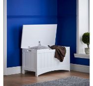 (AP206) Colonial Storage Box Constructed using quality MDF in a colonial style with a neutral ...