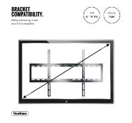 (AP238) 37-70 inch Flat-to-wall TV bracket Please confirm your TV’s VESA Mounting Dimensions...