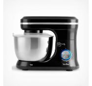 (AP108) 1000W Black Stand Mixer 8 speed settings, a pulse function and a stainless steel dough...