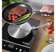 (AP112) 19cm Induction Hob Diffuser Allows you to use all of your regular pans on any inductio...