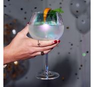 (AP127) Iridescent Gin Glasses Glam up your gin with this set of 2 gin glasses, finished with ...