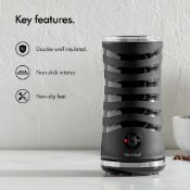 (AP171) Milk Frother Steamer Electric Foamer Warmer Heater Double Wall Non-Stick