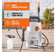 (AP3) 1600W Pressure Washer Impressive working pressure of 90bars and 330 litres/h water flow ...
