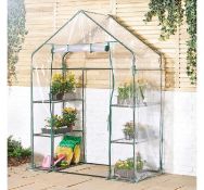 (AP145) Walk in Greenhouse Keep conditions controlled for your plants, seeds and seedlings Si...