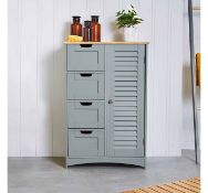 (AP228) Shrewsbury Large Cabinet Hard wearing, solid ash wood top with exposed natural grain f...