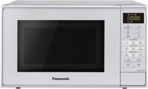 (T185) 1 x GRADE B - Panasonic NN-K18JMMBPQ Microwave Oven with Grill and Turntable, 20 Liters,...