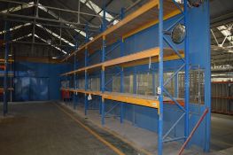 5 BAYS OF HEAVY DUTY PALLET RACKING 4MTR HIGH