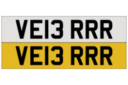 VE13RRR on DVLA retention, ready to transfer 'Velar Range Rover'