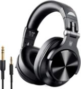 Boxed Brand New Pair One Audio Fusion A70 Black Wireless DJ Headphones RRP £45