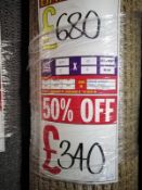 Island Weave Islay Wheat Polypropylene Carpet 16'3X13 (5X4M)