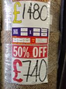 Corsa 800 100% Wool Carpet 24'X13' (7.4X4M)