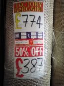 Pasha Light Beige 100% Polypropylene Carpet 18'6X13