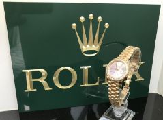 Ladies Rolex Datejust 18k Gold 279138RBR