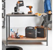 (LT61) Boltless Workbench and Storage Unit Max load: 500kg - (250kg per shelf)> Size: 90cm (he...