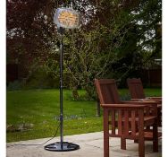 (LT68) Electric Patio Heater Provides instant heat and light - warms up areas up to 15m2. Pow...