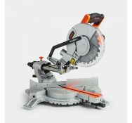 (LT58) 1500W Sliding Mitre Saw Effortlessly cut through hard wood, laminates and plastics Fea...