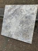 Ash Travertine Honed & Filled Tiles - 406 x 406mm