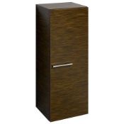 (KN63) Keramag Silk 400mm Walnut Brown standing Storage Cabinet. 40x103,5cm x35cm Wenge Panga. ...