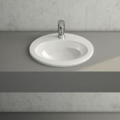 (QP220) VitrA S20 Round Inset Basin. RRP £103.99. This VitrA S20 basin has been carefully desi...((