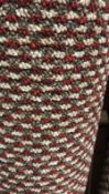4.5x4M Red Fleck Heavy Duty Claret 100% Poly Felt BackedRef - 33